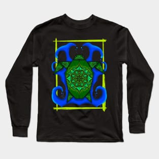 Origami sea turtle Long Sleeve T-Shirt